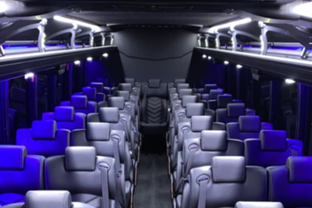 Hawthorne Charter Bus Interior