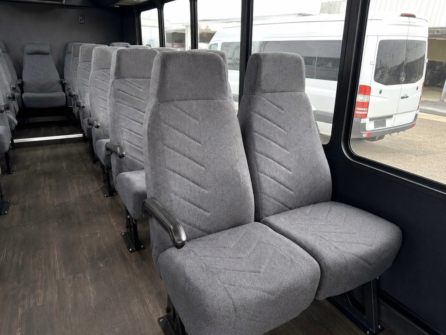 15 passenger minibus inside