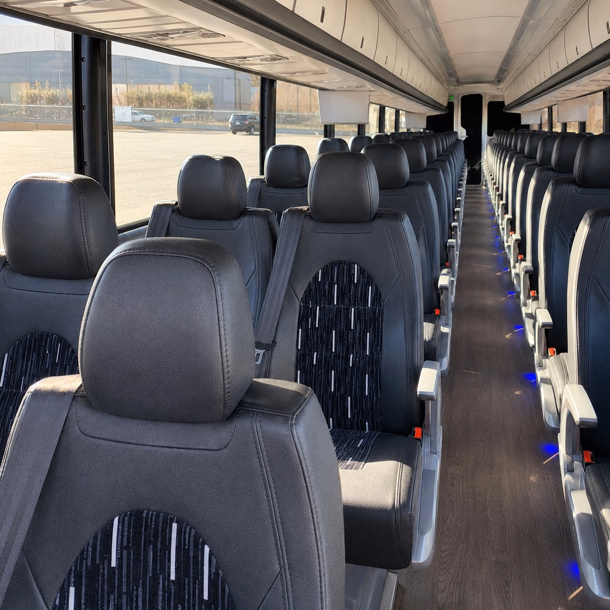 how the day of the week changes what a charter bus costs in hawthorne california
