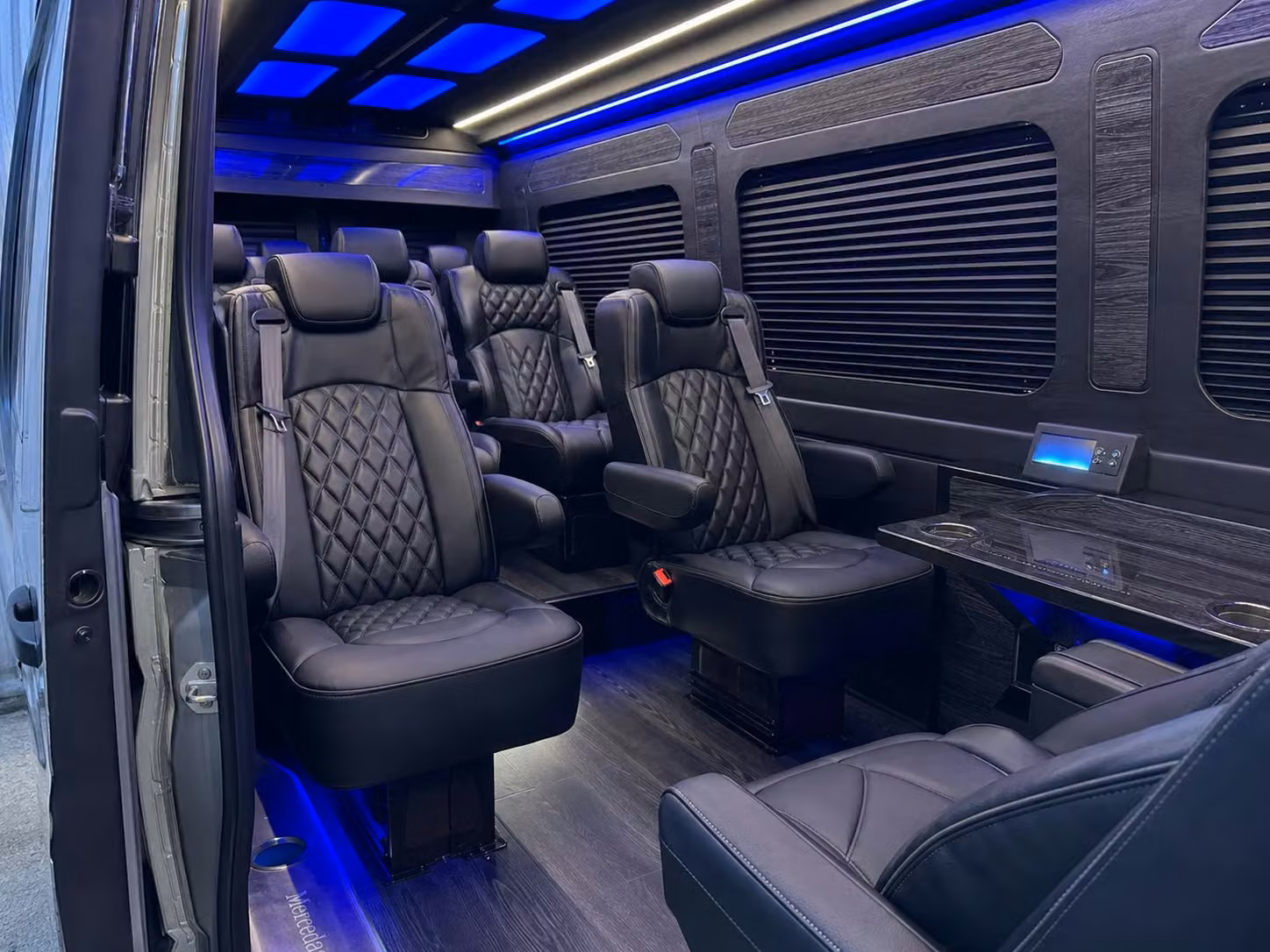 sprinter van transportation for groups and events across hawthorne